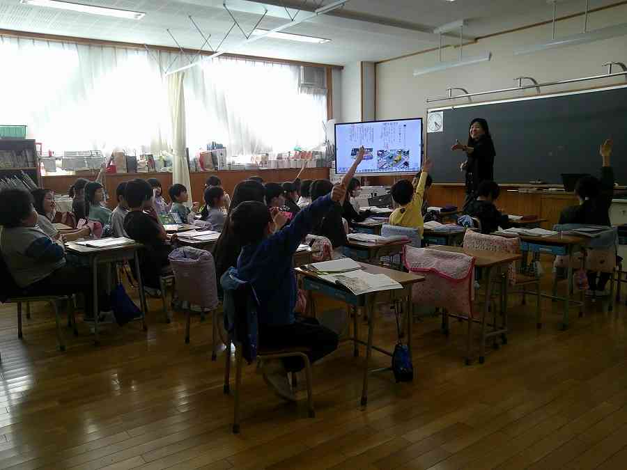 １年１組じどう車くらべ